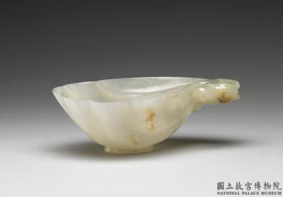 图片[2]-Jade half-gourd-shaped cup with a ram head decoration, Muslim Border Regions-China Archive